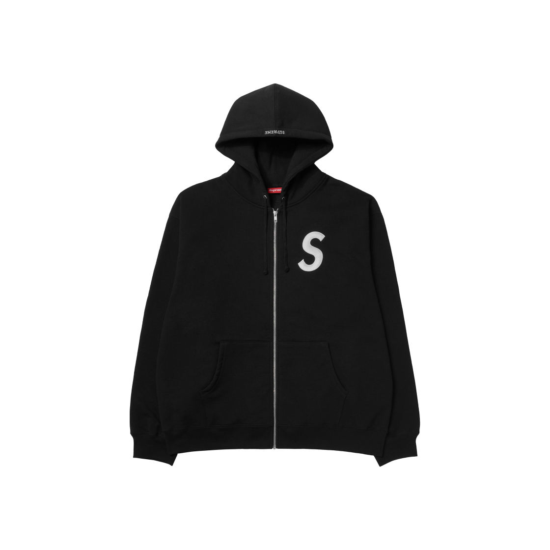 슈프림 S 로고 집업 후드 스웨트셔츠 마룬 - 24FW | Supreme | KREAM 슈프림 S 로고 집업 후드 스웨트셔츠 마룬 - 24FW | Supreme | KREAM