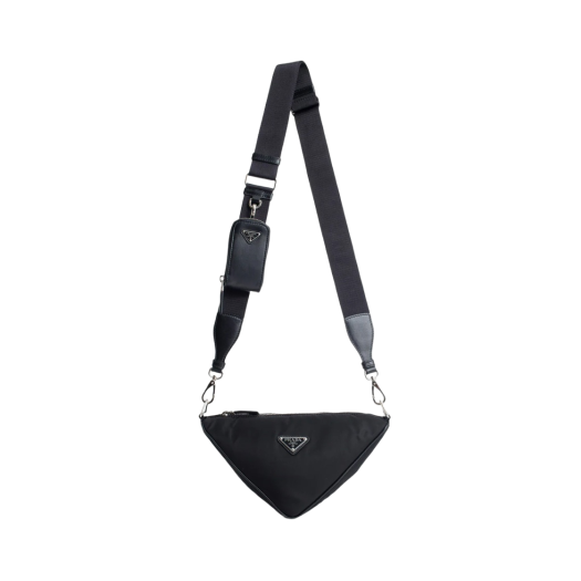 Prada Re-Nylon Triangle Bag Black