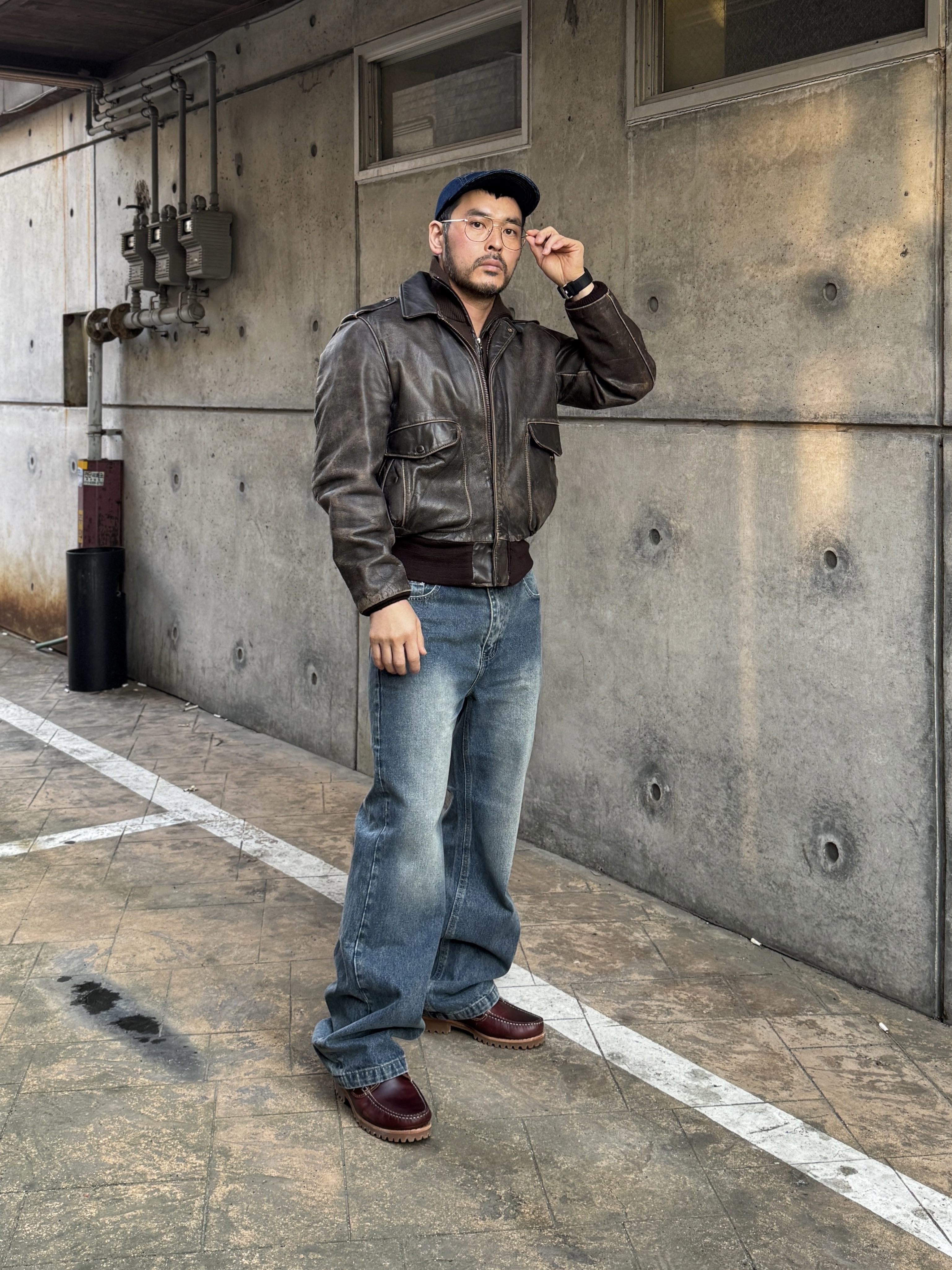 Timberland Authentic 3-Eye Classic Lug Burgundy -Wide 착용 스타일 - 1