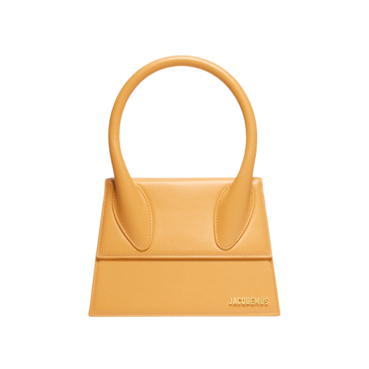 Jacquemus Le Grand Chiquito Large Signature Handbag Dark Yellow
