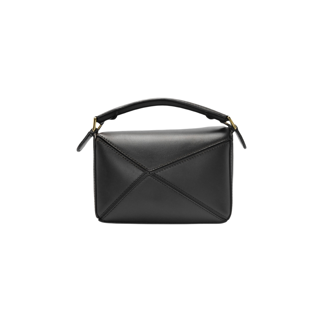 로에베 x 하울의 움직이는 성 캘시퍼 미니 퍼즐백 사틴 카프스킨 크리스탈 블랙(Loewe x Howl's Moving Castle Calcifer Mini Puzzle Bag in Satin Calfskin and Crystal Black) - 4