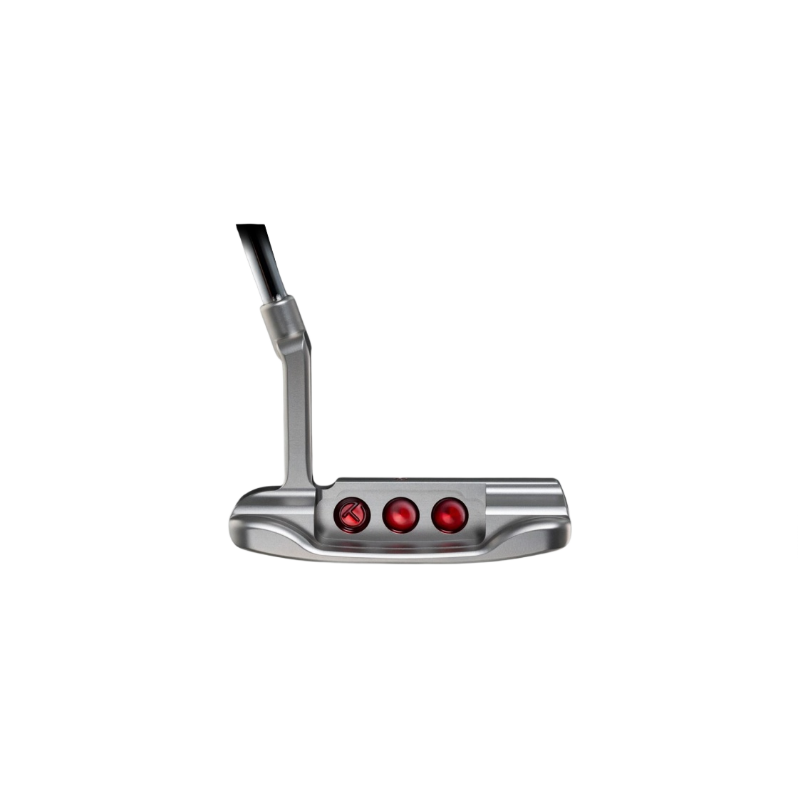 타이틀리스트 스카티 카메론 써클티 R&D 프로토 컨셉 1 투어 랫 프로토타입 실버 USA 써클티 헤드커버 투어 온리 피스톨리니 플러스 그립 퍼터 34인치 레드(Titleist Scotty Cameron Circle T R&D Proto Concept 1 Tour Rat Prototype Silver USA Circle T Headcover Tour Only Pistolini Plus Grip Putter 34-Inch Red)