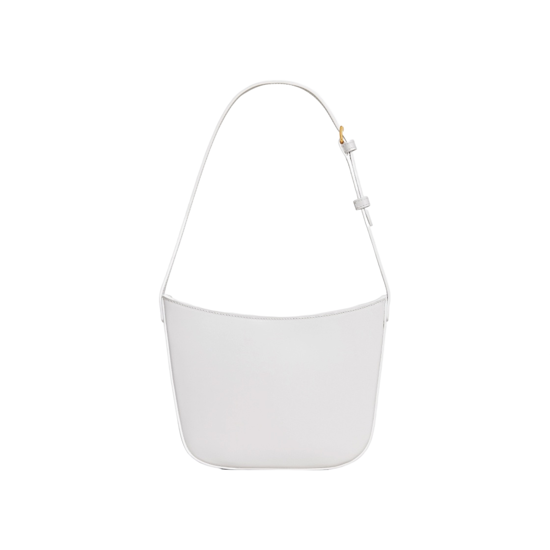 셀린느 샤이니 카프스킨 미디움 크로크백 아크틱 화이트(Celine Medium Croque Bag in Shiny Calfskin Arctic White) - 3