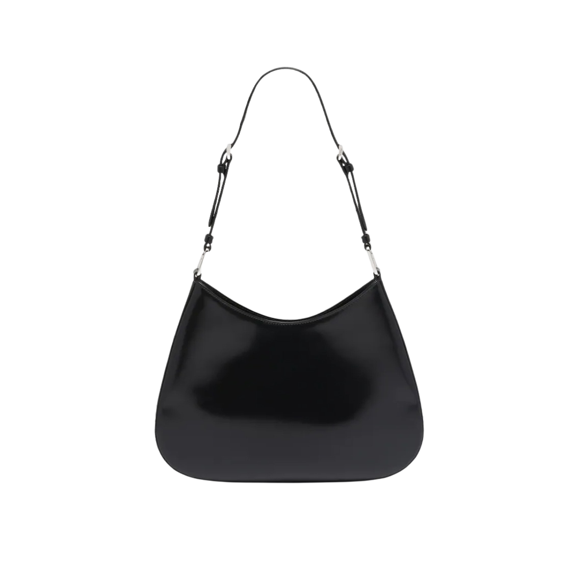 프라다 클레오 브러쉬드 레더 숄더백 블랙(Prada Cleo Brushed Leather Shoulder Bag Black) - 2