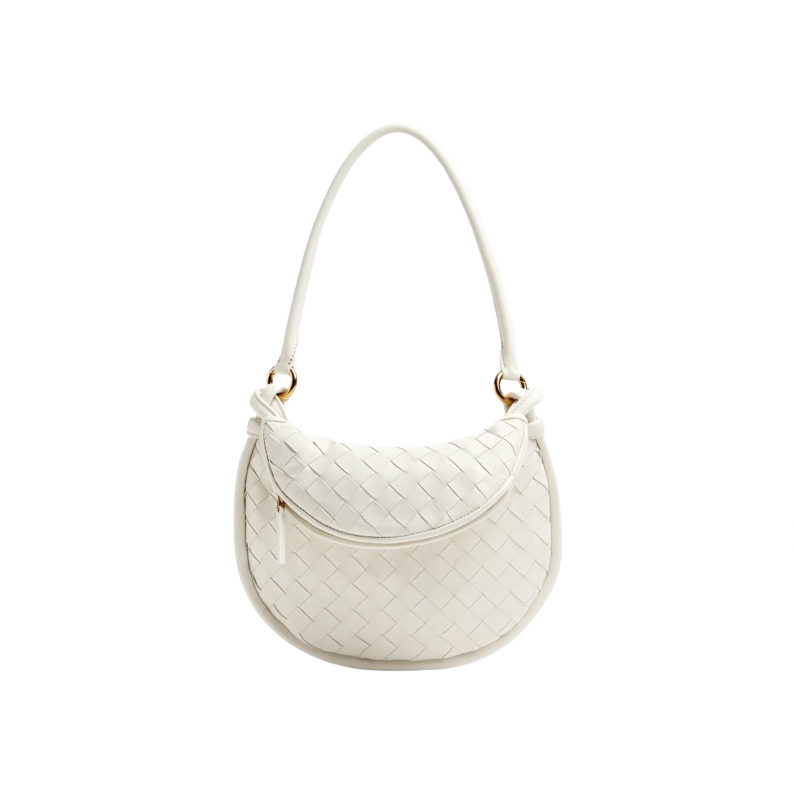776764VCPP19092 Bottega Veneta Small Gemelli Bag White