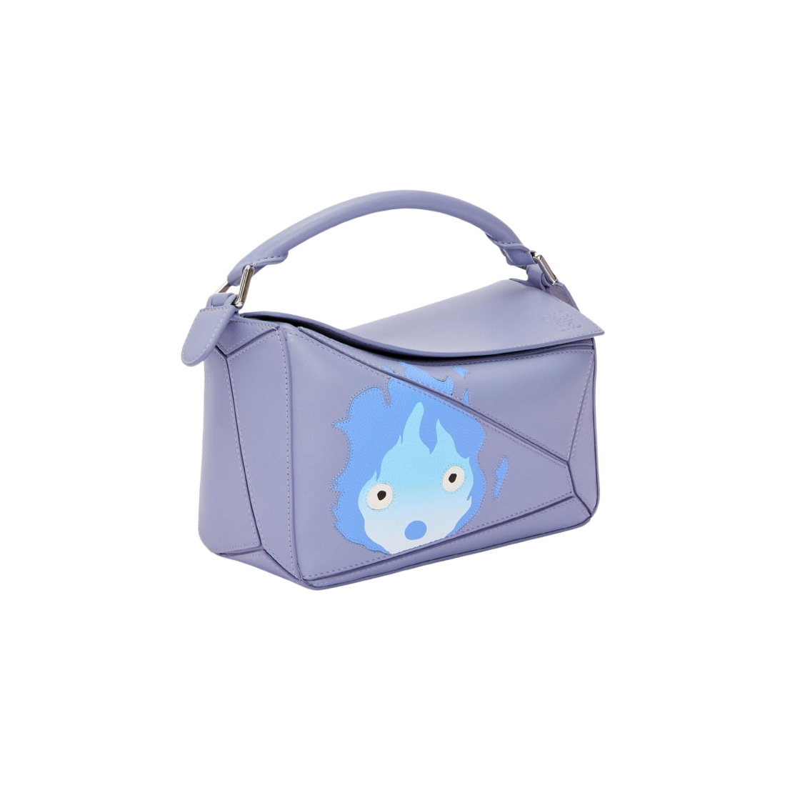 로에베 x 하울의 움직이는 성 캘시퍼 스몰 퍼즐 백 사틴 카프스킨 블루베리(Loewe x Howl's Moving Castle Calcifer Small Puzzle Bag in Satin Calfskin Blueberry) - 2