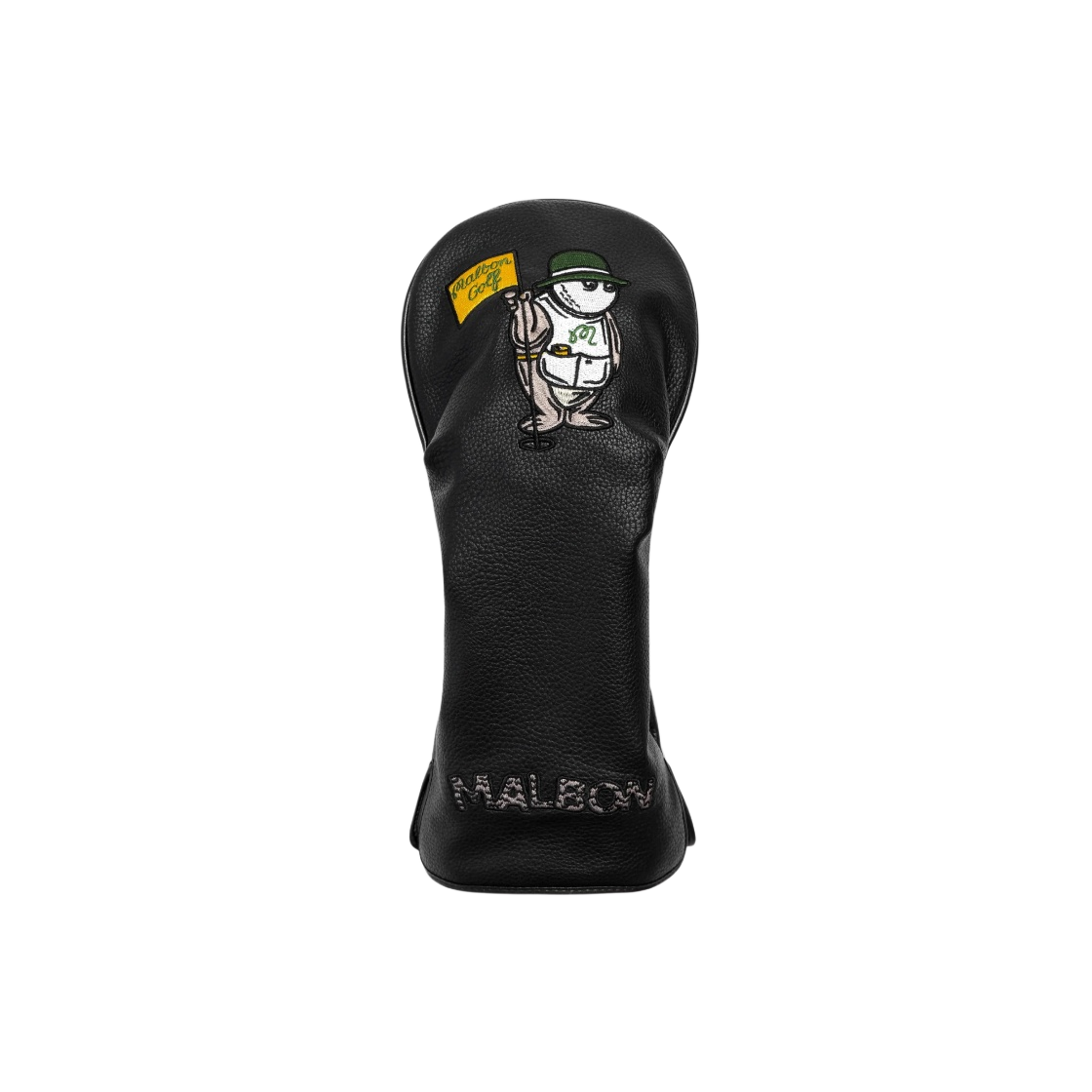 - Malbon Golf Caddy Bear Driver Headcover Black - 대표 이미지 #1