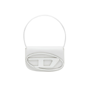 Diesel 1DR Shoulder Bag in Nappa Leather White