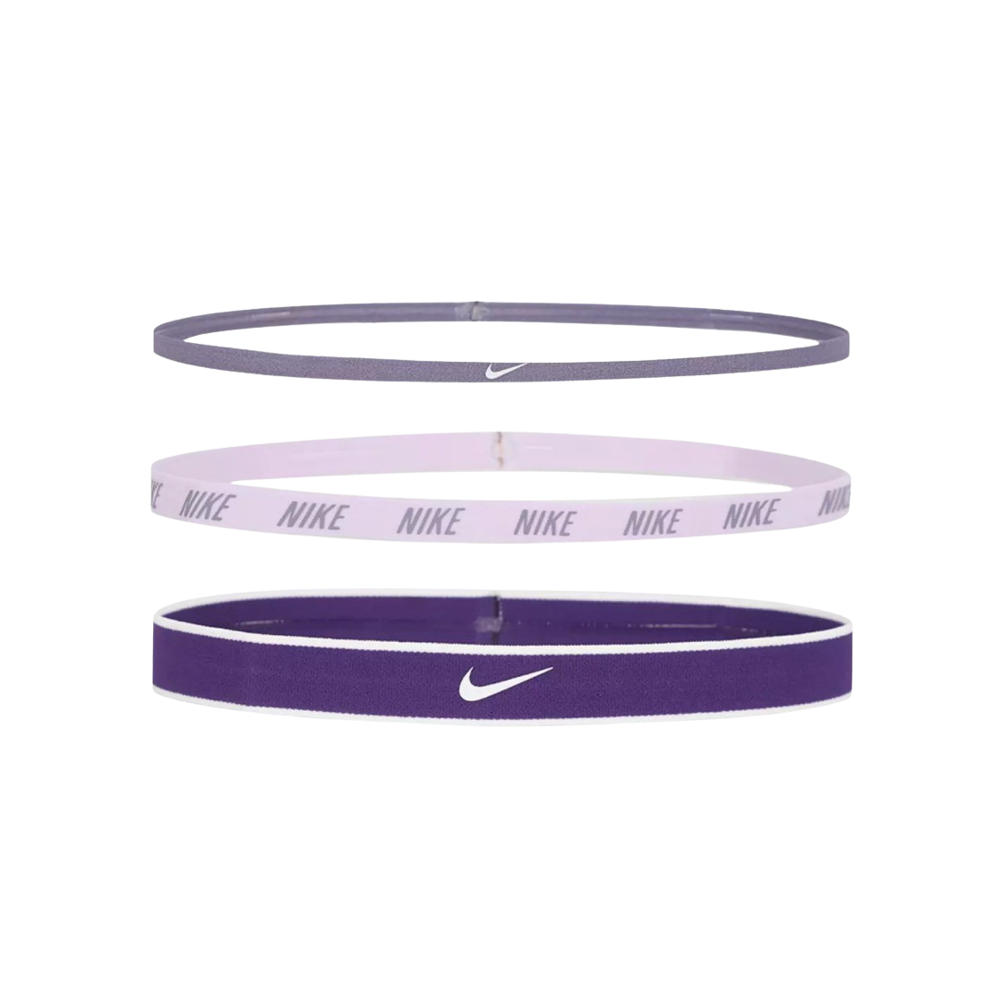 AC4453-505 Nike Mixed Width Headband Daybreak White (3 Pack) - 대표 이미지 #1