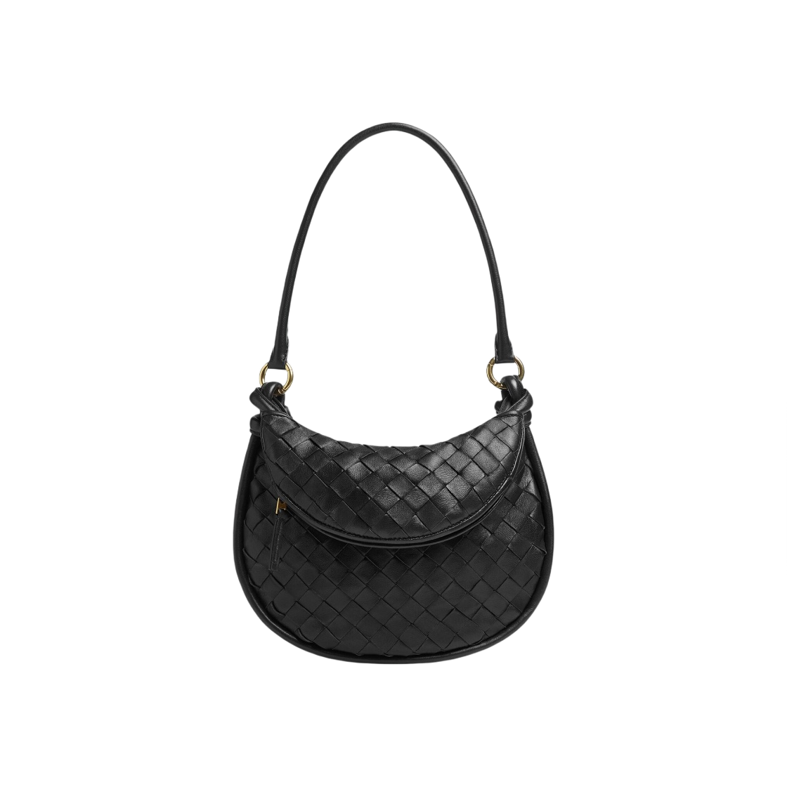 776764VCPP11019 Bottega Veneta Small Gemelli Bag Black