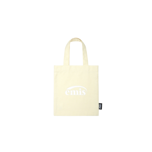 EMIS】CABLE COTTON KNIT BAG-WHITE