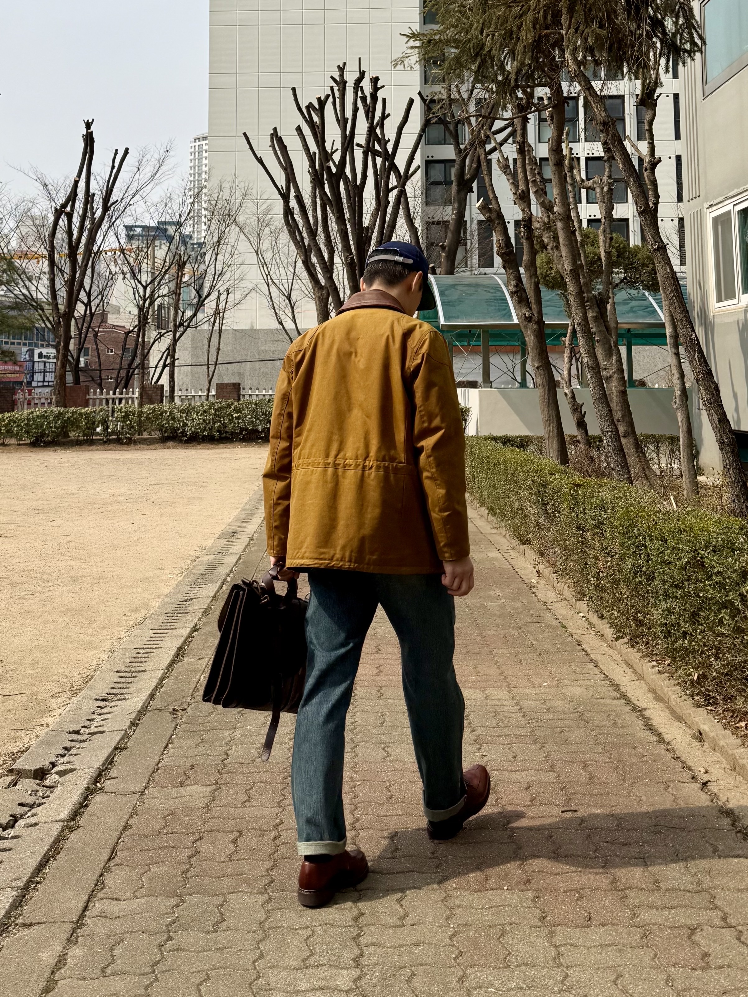 Paraboot Avignon Griff Lisse Marron 착용 스타일 - 4