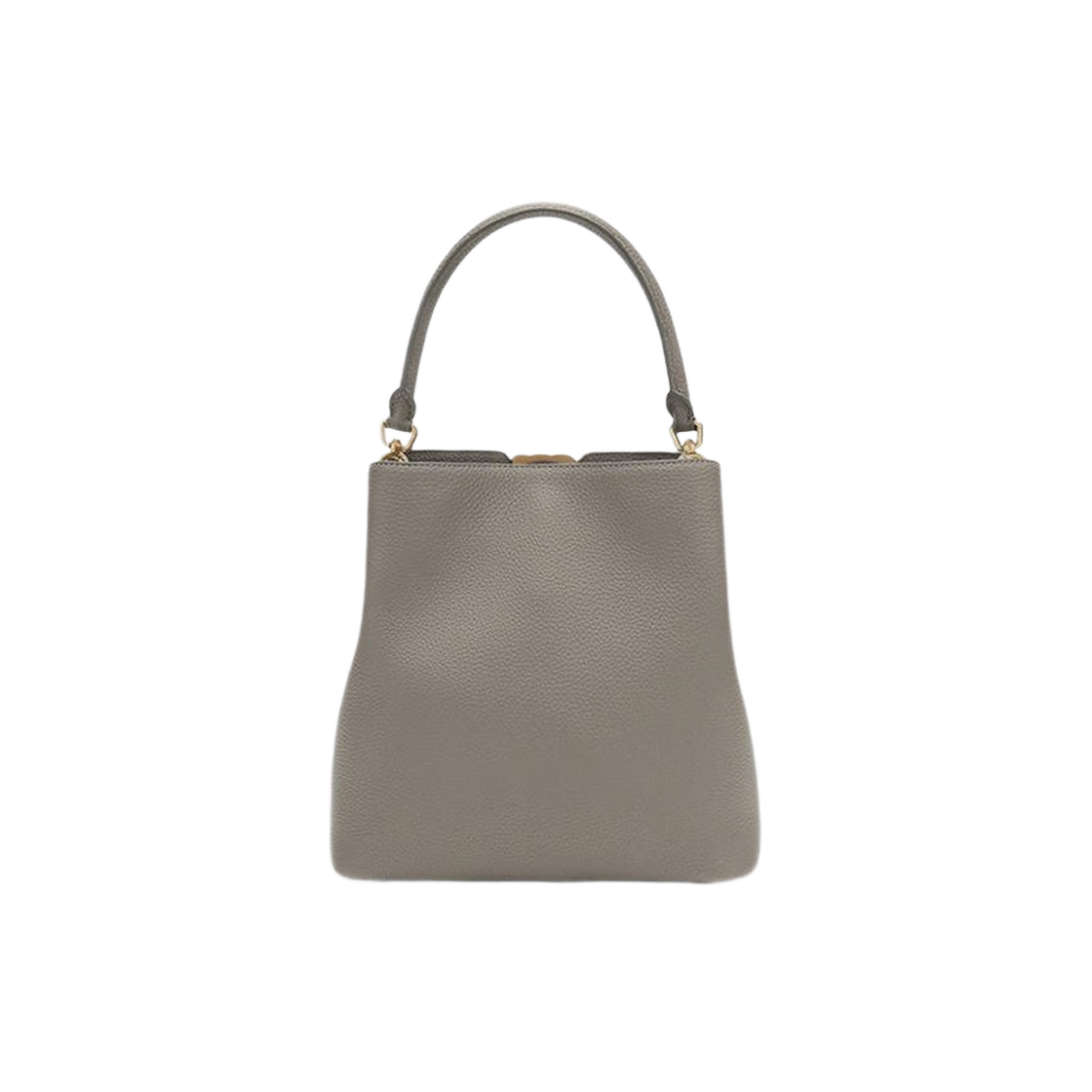 LLHR1FM04FAFGA0171 Louis Quatorze Formal Soft Leather Bucket Bag Gray - #3