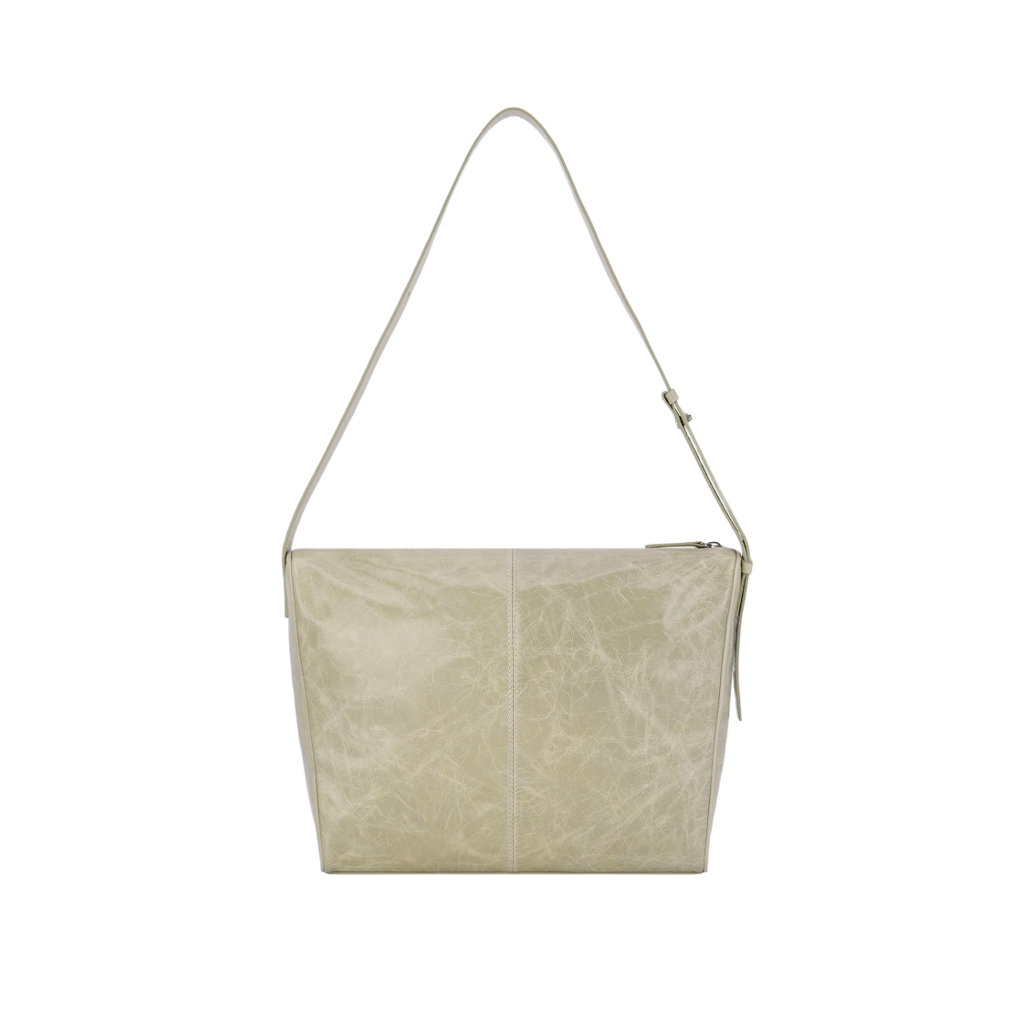 마뗑킴 빈티지 스퀘어 레더 빅 백 라이트 베이지(Matin Kim Vintage Square Leather Big Bag Light Beige) - 2