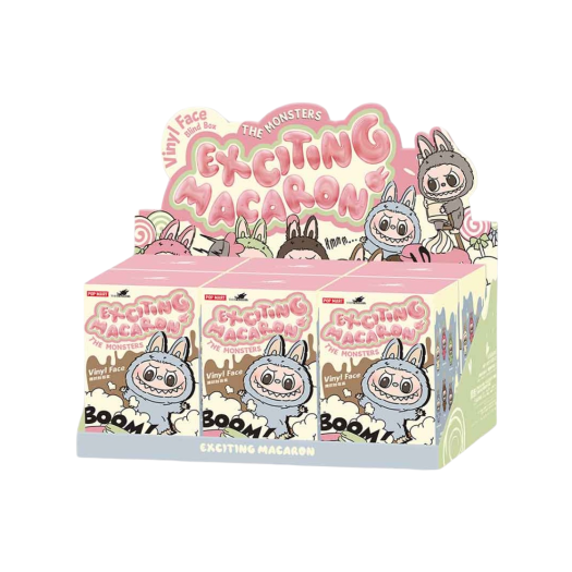 - Pop Mart The Monsters Labubu Tasty Macarons Series Sealed Case (6 Blind Boxes)