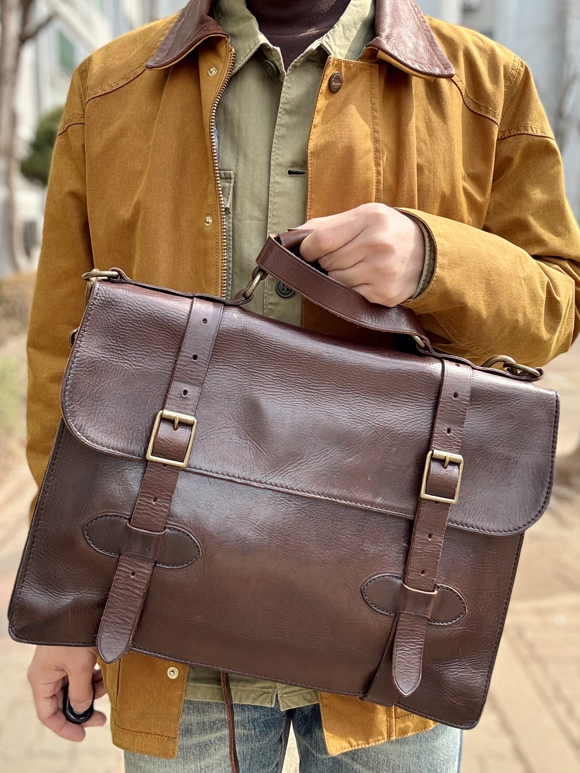 Paraboot Avignon Griff Lisse Marron 착용 스타일 - 6