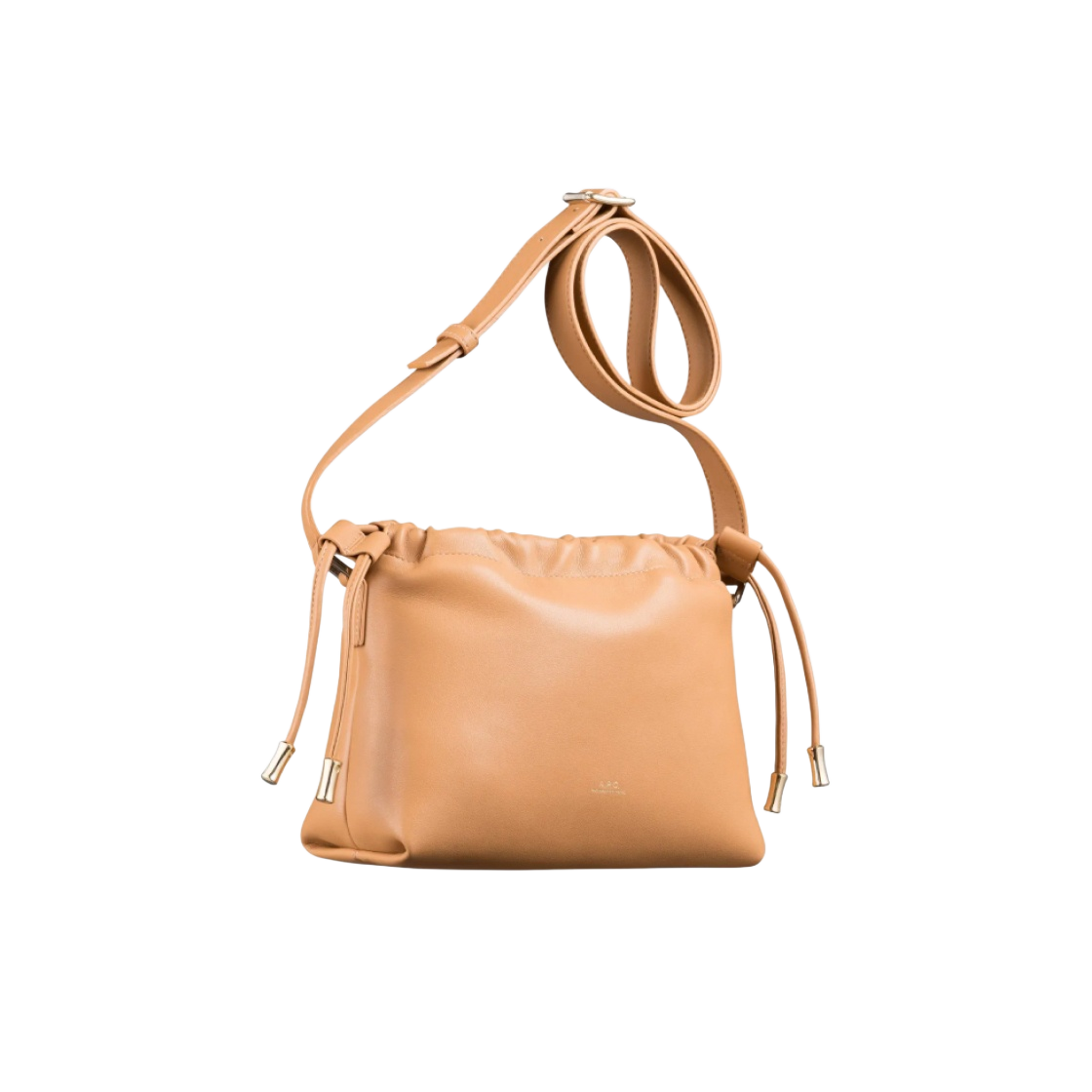PUAAT-F61582-CAF A.P.C. Ninon Mini Bag Caramel - #2