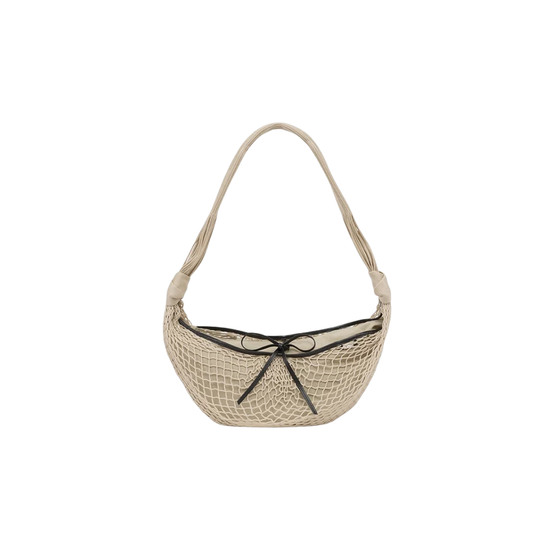 르메르 크루아상 필트 백 폴리에스터 네트 라이트 베이지(Lemaire Croissant Filt Bag Polyester Net Light Beige)