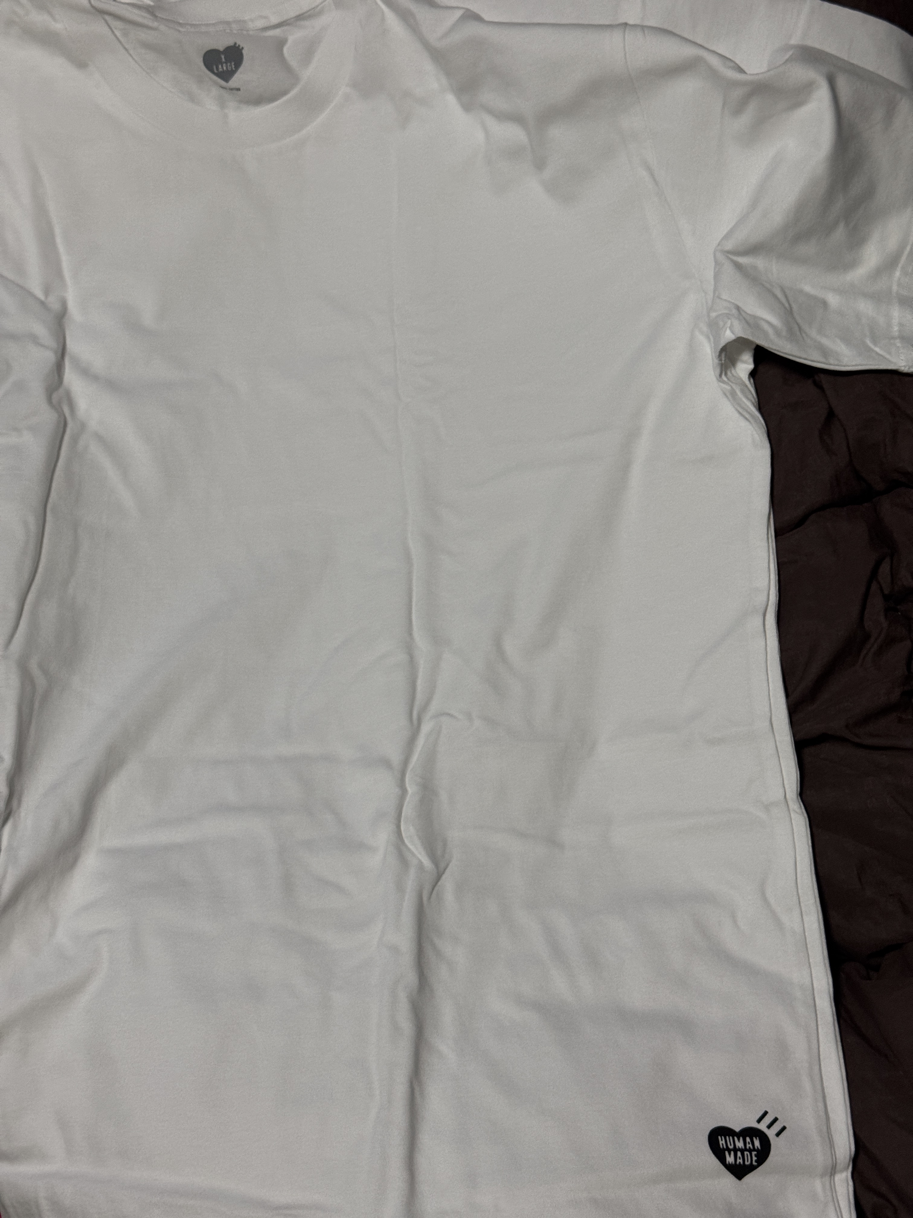 Human Made T-Shirts White (3 Pack), OJOS Detachable Keyring Baguette Bag Black 착용 스타일 - 2