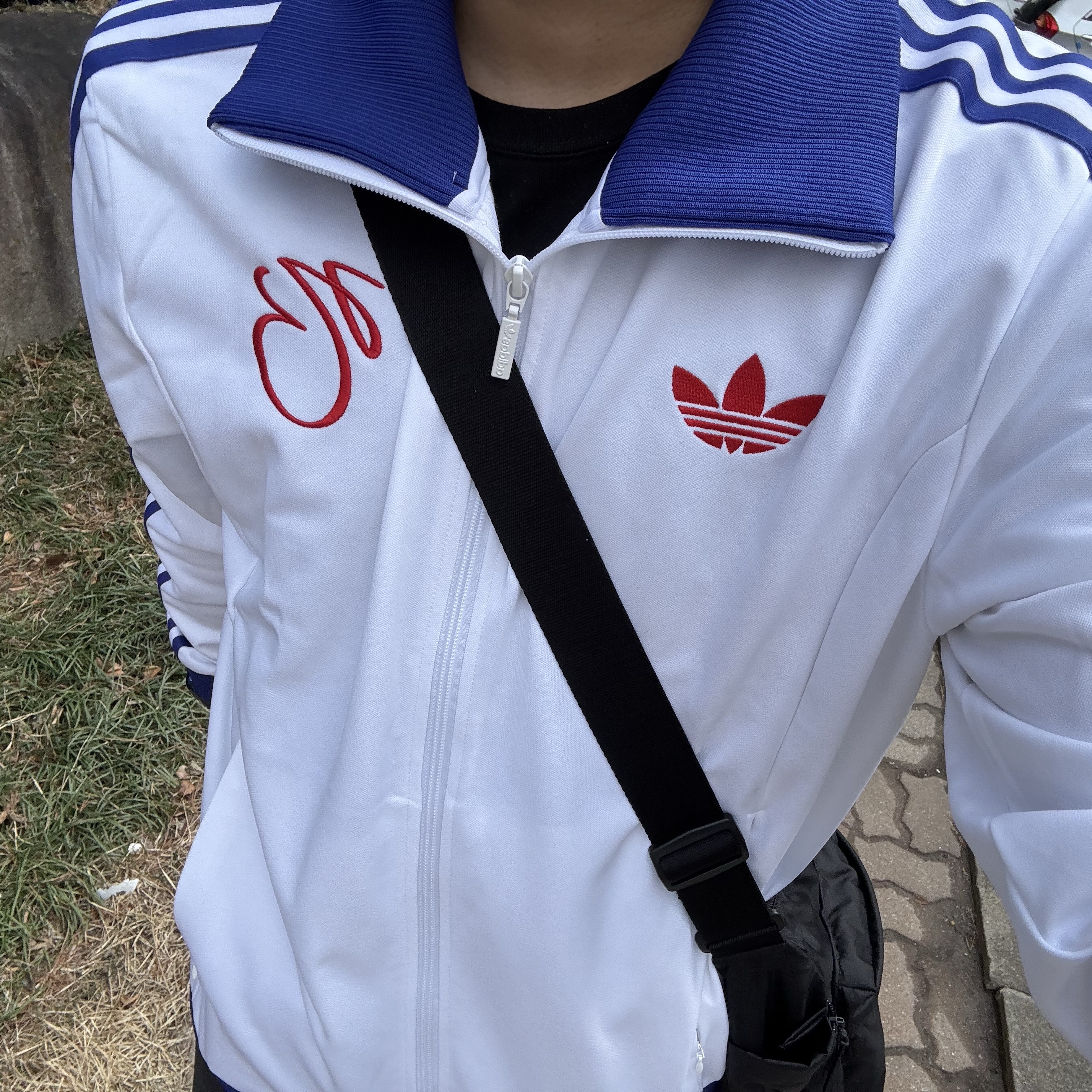 Adidas Jude Bellingham Sports Jacket White - KR Sizing 착용 스타일