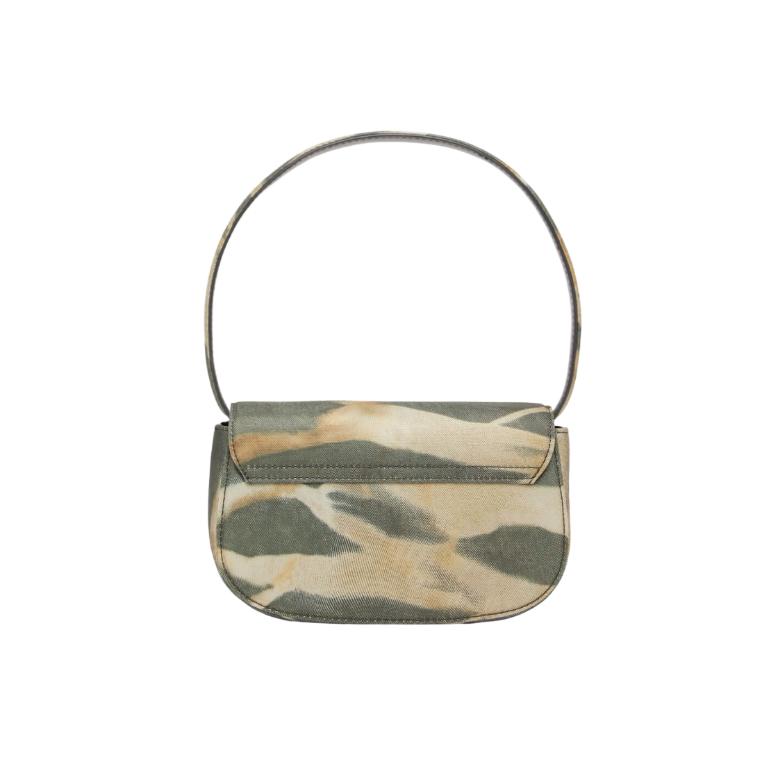 디젤 1DR 카모 숄더백 로고 플라크 브라운(Diesel 1DR Camo Shoulder Bag with Logo Plaque Brown) - 3