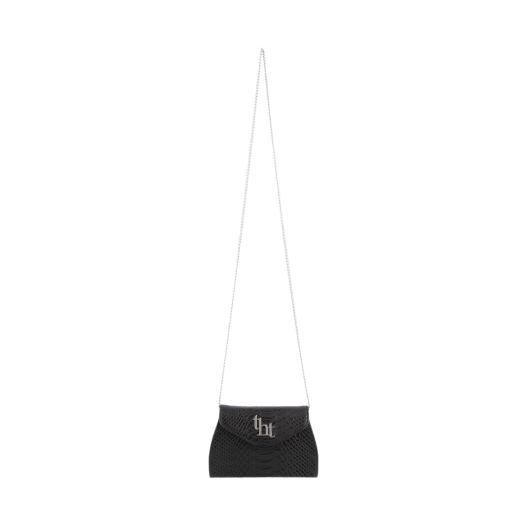 Threetimes Mini Moon Bag Black