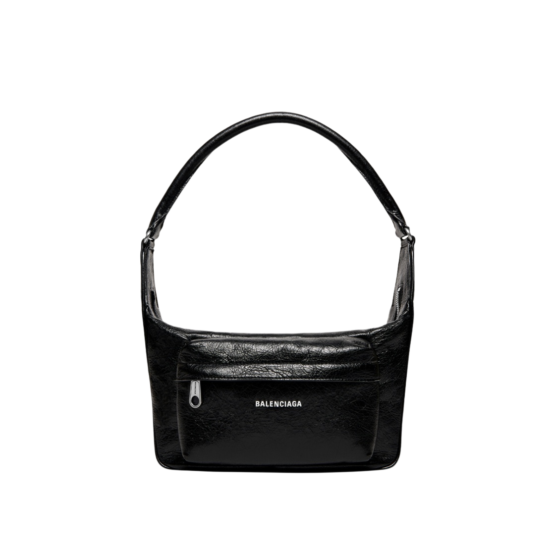 7411272AACQ1000 Balenciaga Raver Medium Bag With Handle Black