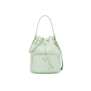 Prada Duet Re-Nylon Shoulder Bag Aqua
