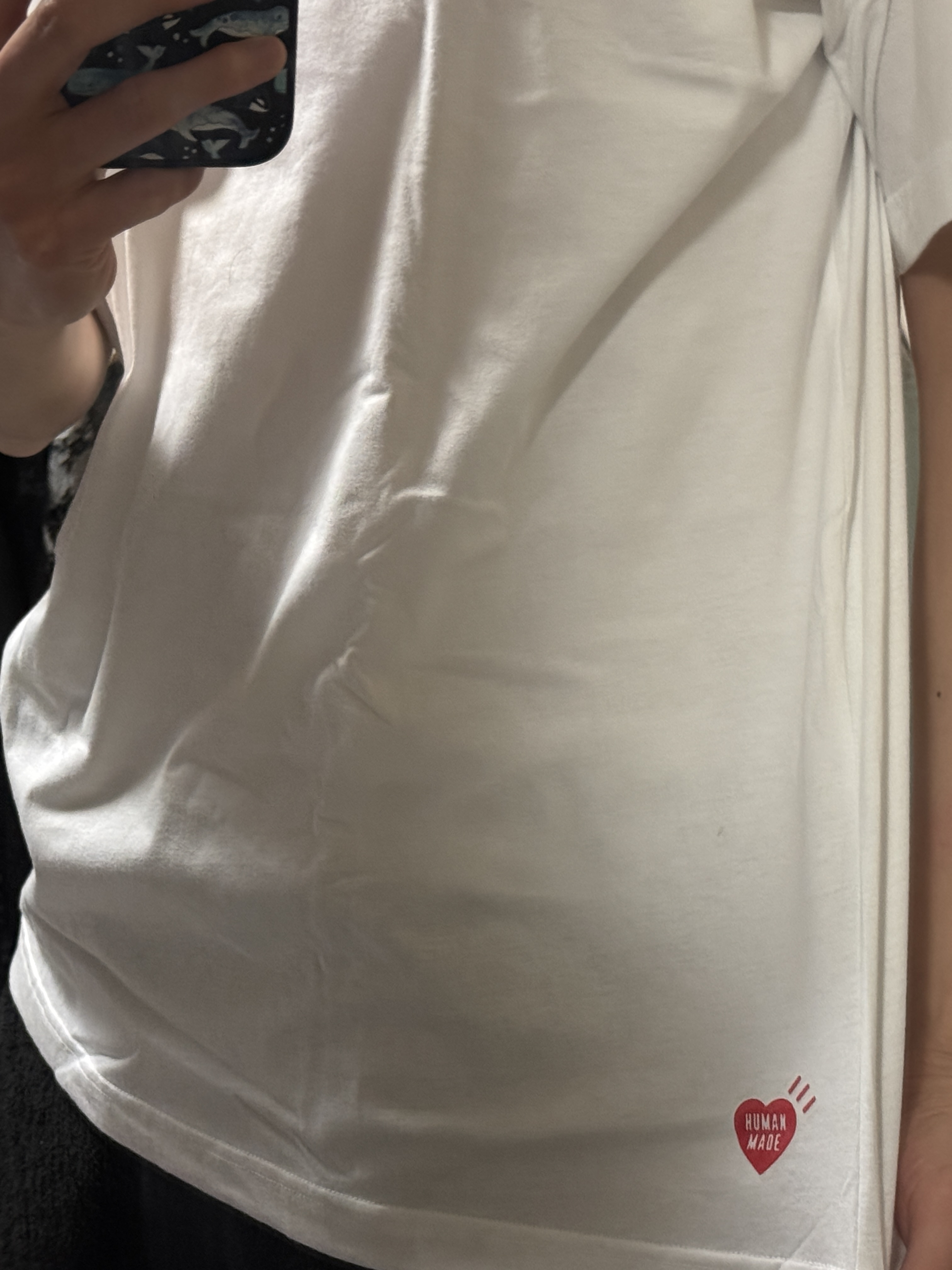 Human Made T-Shirts White (3 Pack) 착용 스타일 - 1