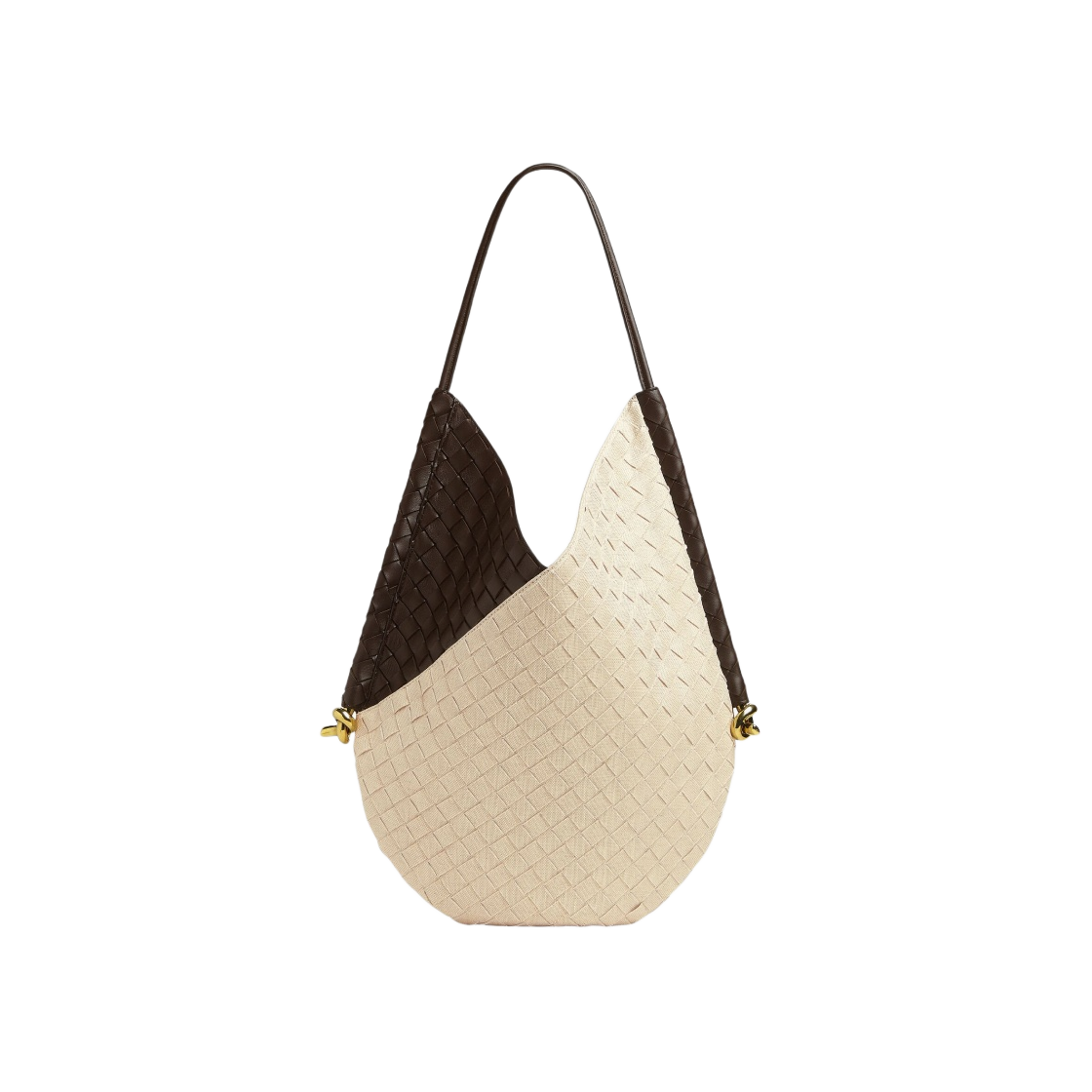 786069V45W29813 Bottega Veneta Medium Solstice Shoulder Bag Natural Fondant - #3