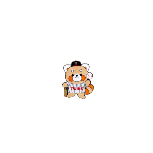 Lessey & Friends x KBO The Strongest Lessey Metal Badge LG Twins