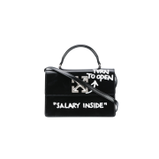 Off-White "Salary Inside" 1.4 Jitney Bag Black
