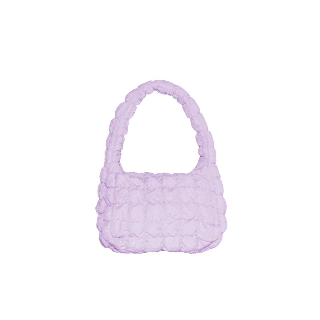 0973537036 COS Quilted Mini Bag Purple - 대표 이미지 #1