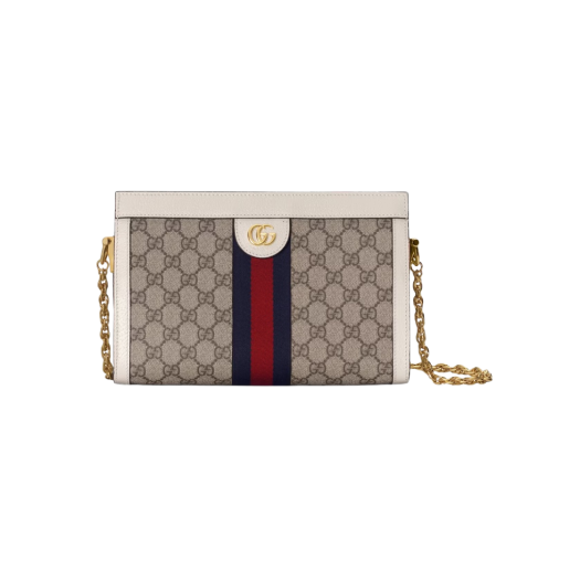 Gucci Ophidia GG Small Shoulder Bag Beige Ebony