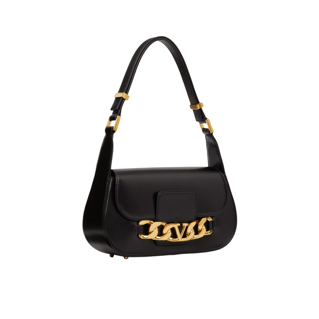 발렌티노 브이로고 체인 카프스킨 숄더백 블랙(Valentino Vlogo Chain Shoulder Bag in Calfskin Black) - 2