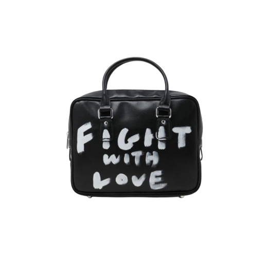 NZ-K201-051-1-1 Comme des Garcons Girl Paint Bag Black