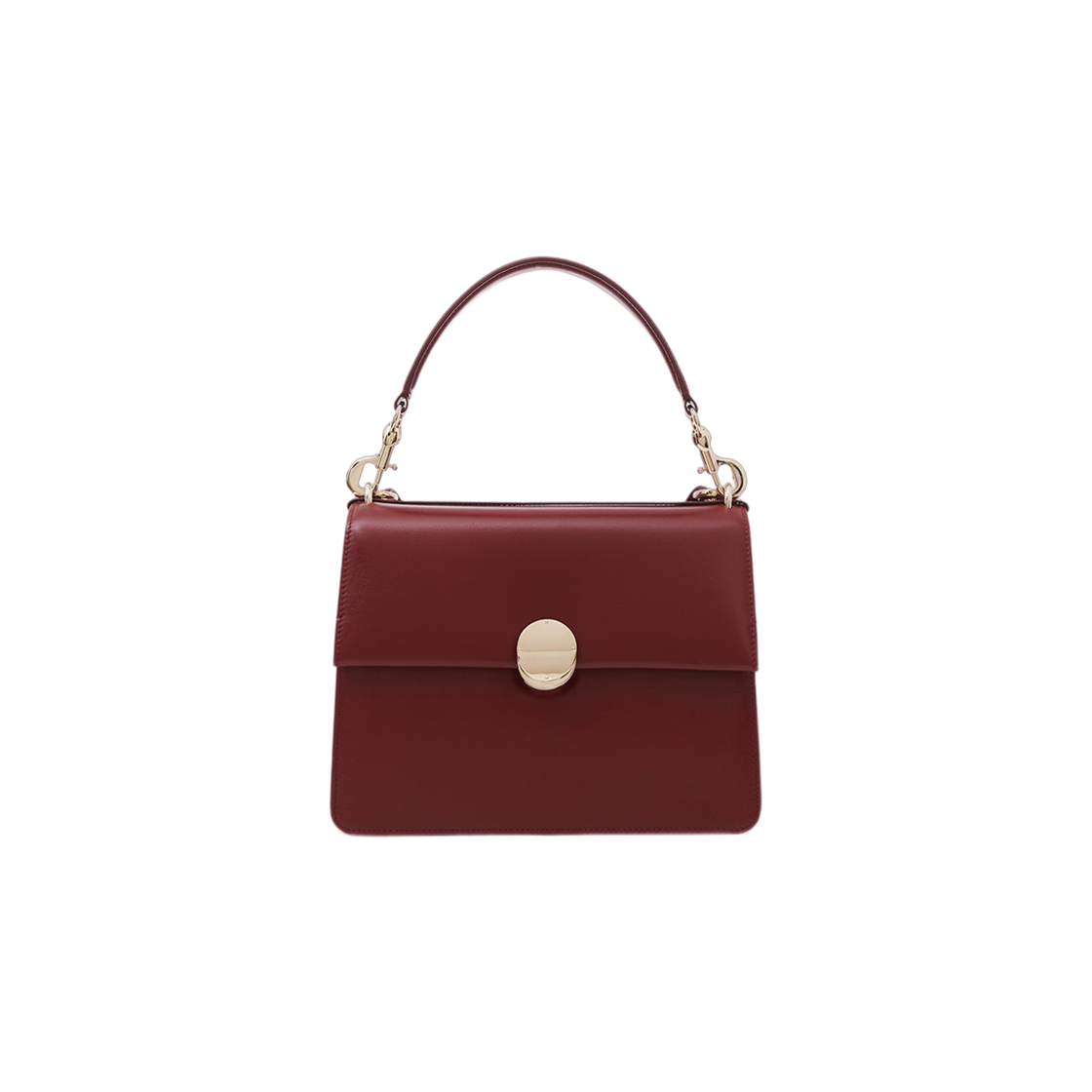 CHC23US565J94600 Chloe Penelope Medium Top Handle Bag Deep Red - 대표 이미지 #1