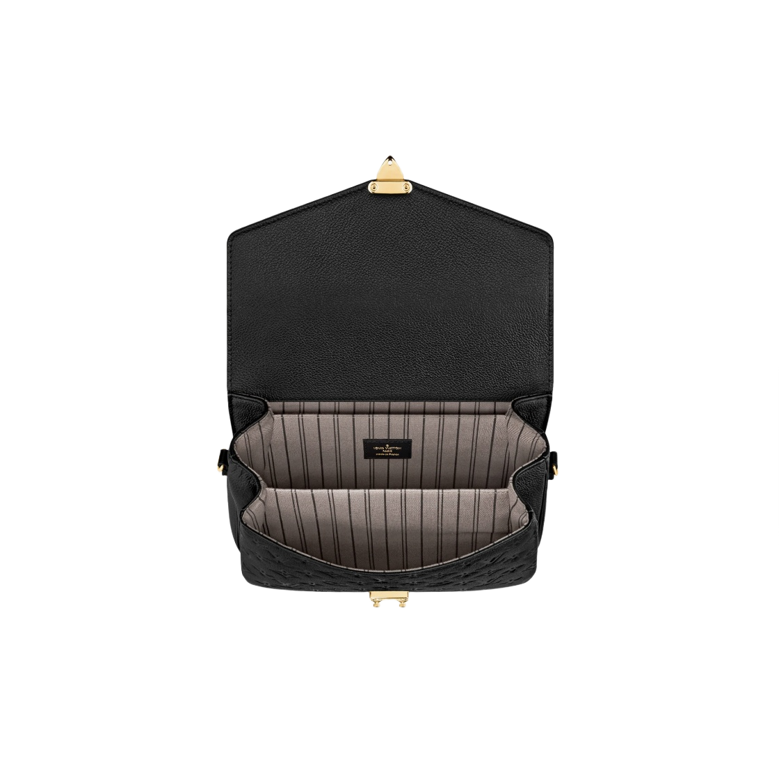 M41487 Louis Vuitton Pochette Metis Monogram Empreinte Black - #2