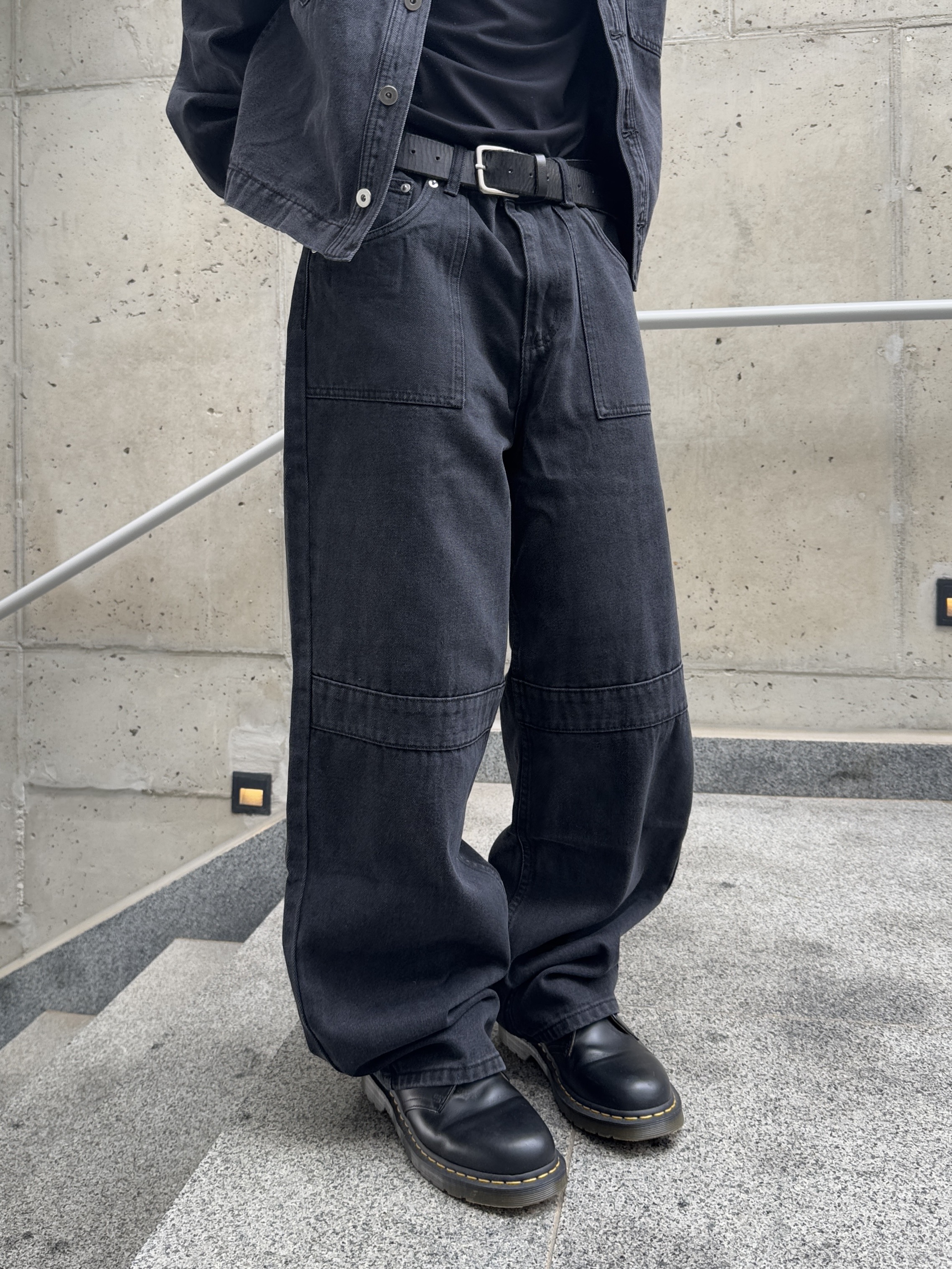 Dr. Martens 1461 Smooth Black 착용 스타일 - 3