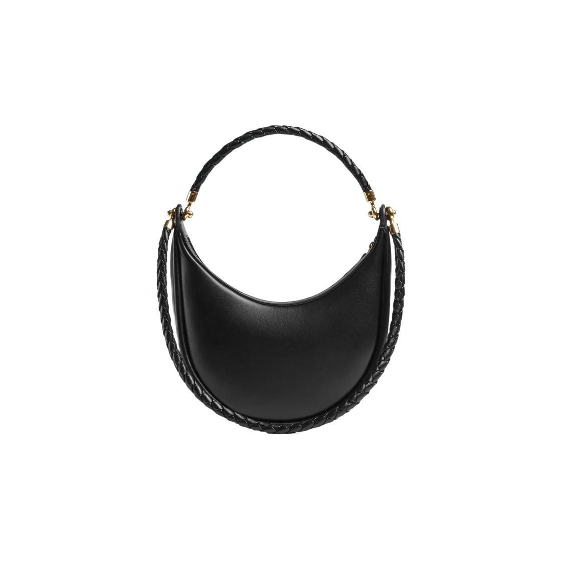 보테가 베네타 훌라 후프 숄더백 블랙(Bottega Veneta Hula Hoop Shoulder Bag  Black) - 4