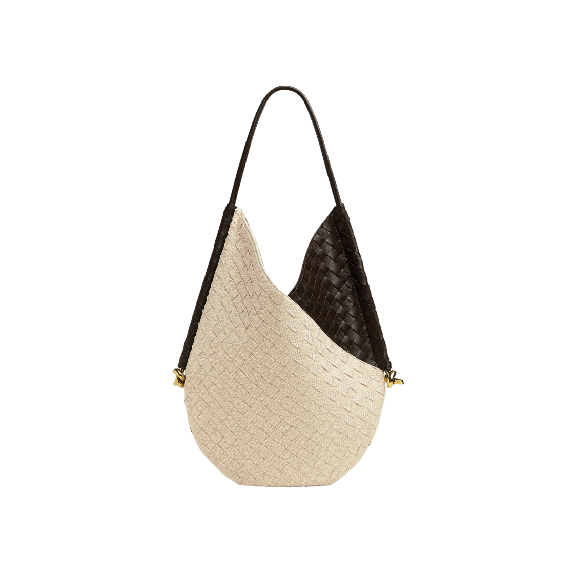786069V45W29813 Bottega Veneta Medium Solstice Shoulder Bag Natural Fondant - 대표 이미지 #1