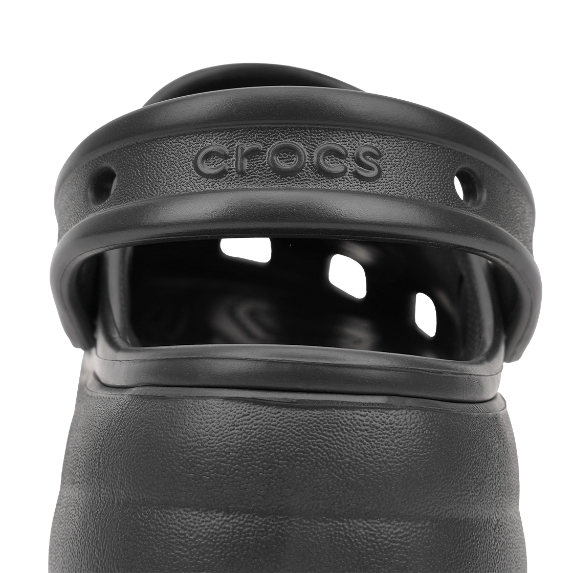 206750-001 (W) Crocs Classic Platform Clog Black - #9