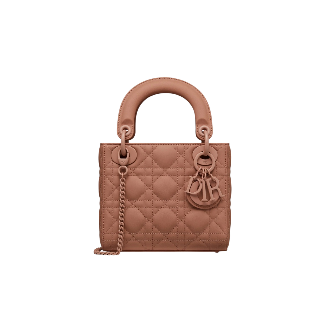 M0505ILOI-M50P Dior Mini Lady Bag Ultramatte Cannage Calfskin Blush - 대표 이미지 #1