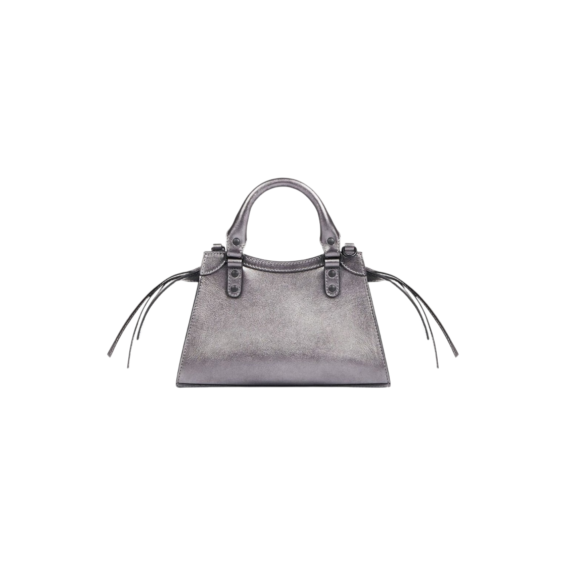 발렌시아가 메탈라이즈드 나파 카프스킨 네오 클래식 미니 핸드백 실버(Balenciaga Metallized Nappa Calfskin Neo Classic Mini Handbag Silver) - 3