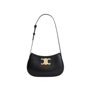 Celine Medium Tilly Bag in Shiny Calfskin Black