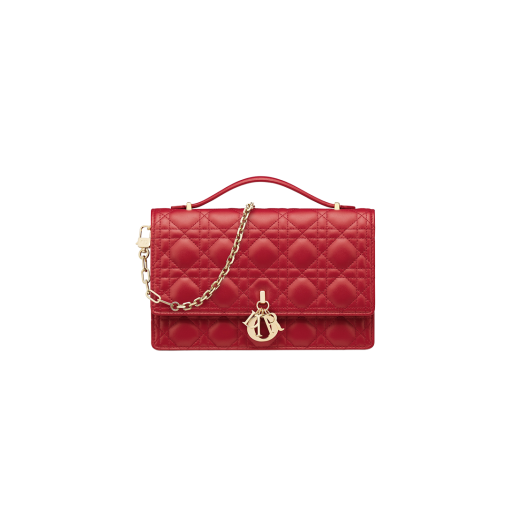 Dior Miss Dior Top Handle Bag Amaryllis Red