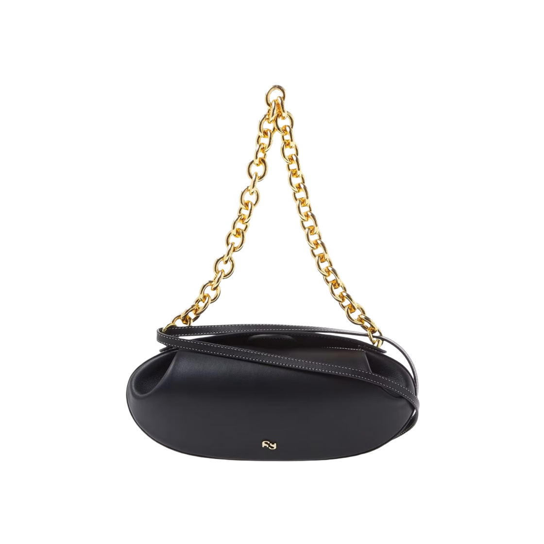YUZRS22-HB-BT-00 Yuzefi Baton Shoulder Bag Black