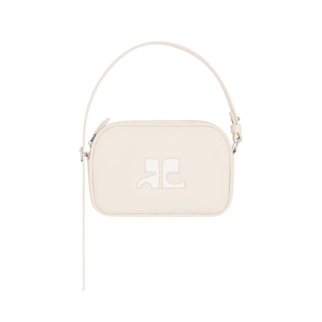 꾸레쥬 슬림 레더 카메라 백(Courreges Slim Leather Camera bag Grey)