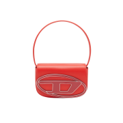 Diesel 1DR Shoulder Bag in Nappa Leather Red