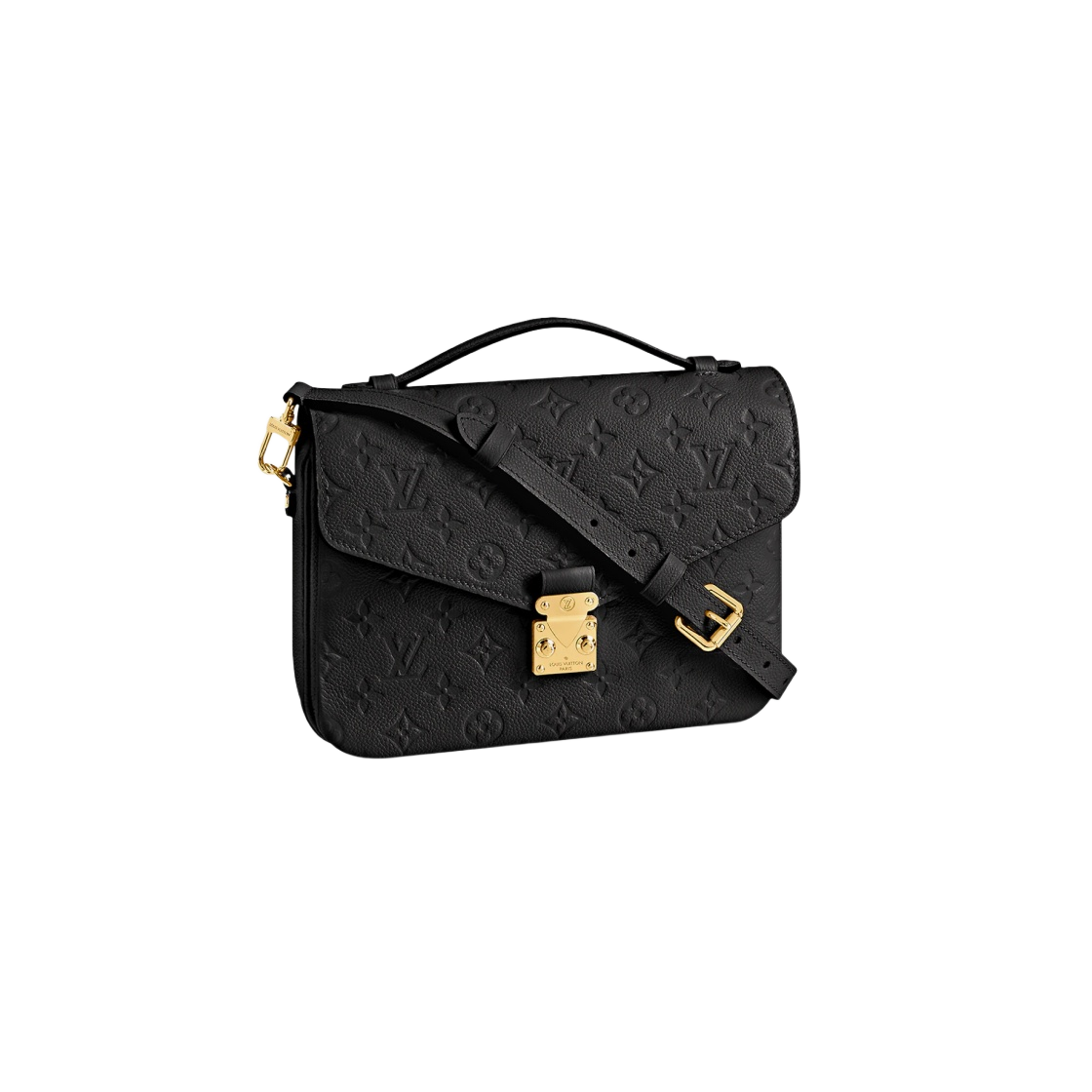 M41487 Louis Vuitton Pochette Metis Monogram Empreinte Black - 대표 이미지 #1